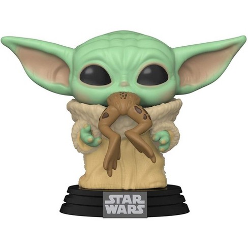 Funko Pop! Star Wars: The Mandalorian - The Child eating a Frog - on a stand