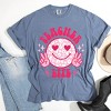 Simply Sage Market Teacher Life Leopard Smiley Face Garment Dyed Tee - 3 of 4