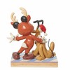 Jim Shore 6.25 In Festive Friends Mickey Reindeer Pluto Santa Figurines - image 3 of 3