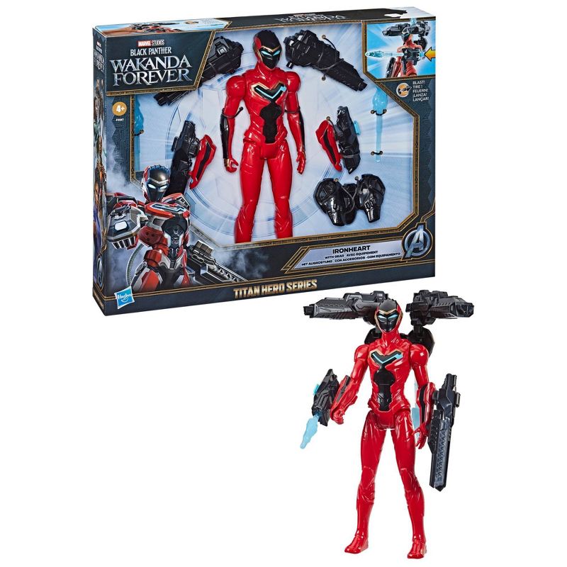 Marvel Studios&#39; Black Panther Wakanda Forever Titan Hero Series Ironheart with Gear Action Figure, 4 of 8