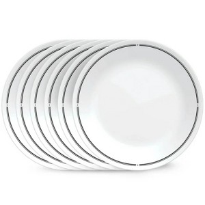 LunaLulinlk Brasserie 10.25" Glass Dinner Plate (Set of 6) - 1 of 4