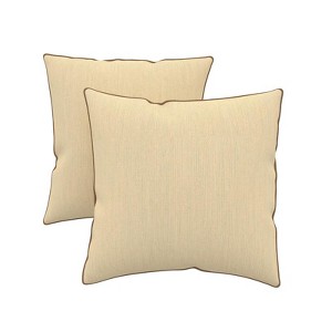 Covers&All Sunbrella® Indoor / Outdoor Throw Pillows Inserts with Covers, Set of 2 - 1 of 4