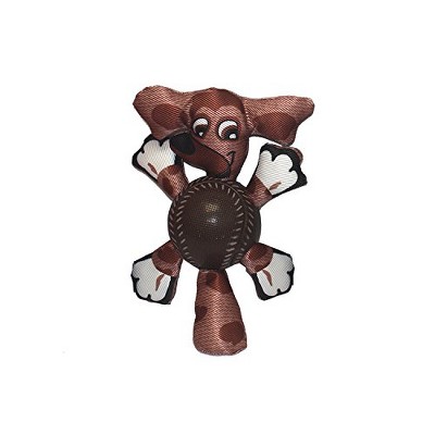 Multipet 36031 8" Dog ANI Balls Plush Animal with Squeaker and Ball Body