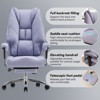 Efomao Big and Tall Office Chair 400lbs, PU Leather High Back Executive Office Chair with Footrest - 4 of 4