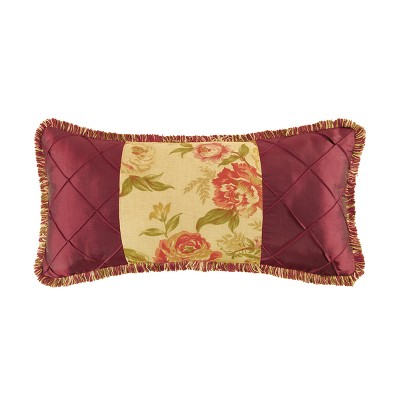 C&F Home 10" x 20" Burgundy Pieced Pillow