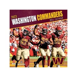 7" x 14" NFL Washington Commanders Mini Wall Calendar