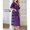 HAPPY BAY Women's Summer Batik Caftan Long Loungewear Dashiki House Dress with Pockets Sleepwear for Women Nightgown plus size - 2 of 4