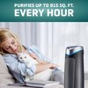 Germ Guardian Air Purifier with True HEPA Filter for Home and Pets UV-C Sanitizer 5-in-1 AC5250PT 28" Tower: Energy Star Certified, Black - 4 of 4