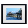 Trademark Fine Art Mich Catanzaro Cocoa Beach Pier Matted Framed Art - 2 of 4