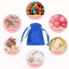 Unique Bargains Satin Drawstring Party Favor Bags Gift Bags for Birthday Candy - 4 of 4