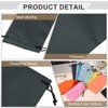 Unique Bargains Portable Drawstring Eyeglass Storage Bags 8 Pcs 7" x 3.5" - 3 of 4