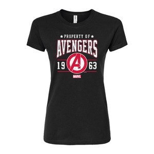Women's - Marvel - Avengers Property Of Fitted Graphic T-Shirt - 1 of 3