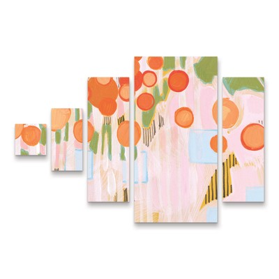 Trademark Fine Art Kathrine Lovell The Grove 5 Piece Panel Set Art