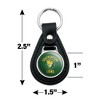 Southeastern Louisiana University Lions Logo Black Leather Keychain - 2 of 4