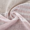 Yarn-Dyed Stripe Voile Sheer Rod Pocket Short Cafe Kitchen Curtains - 3 of 4