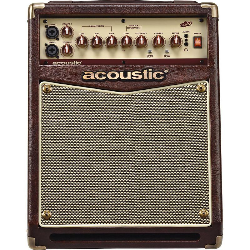 Acoustic A20 20W Acoustic Guitar Amplifier Brown/Tan, 1 of 6
