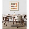 Kate & Laurel All Things Decor 30"x30" Sylvie Sunset Circles Framed Canvas Wall Art: Carey Copeland Design - 3 of 4