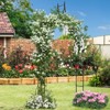 Tangkula Garden Arbor Gothic Style Decorative Metal Garden Arch Outdoor Patio Pergola for Vine Rose Climbing - 4 of 4