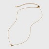 14K Gold Dipped Micro Cubic Zirconia Cross Pendant Necklace - Gold - 2 of 4