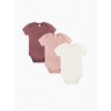 Colored Organics 3-Pack Classic Short Sleeve Bodysuit Bundle - 3 of 4