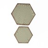 Sapphtopaz Outdoor End Table Sunburst Cut Out Design Modern Outdoor End Table Outdoor Side Table, Patio Table Small Table for Backyard, Balcony, Porch - 2 of 4