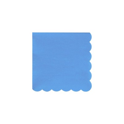 Meri Meri Bright Blue Small Napkins