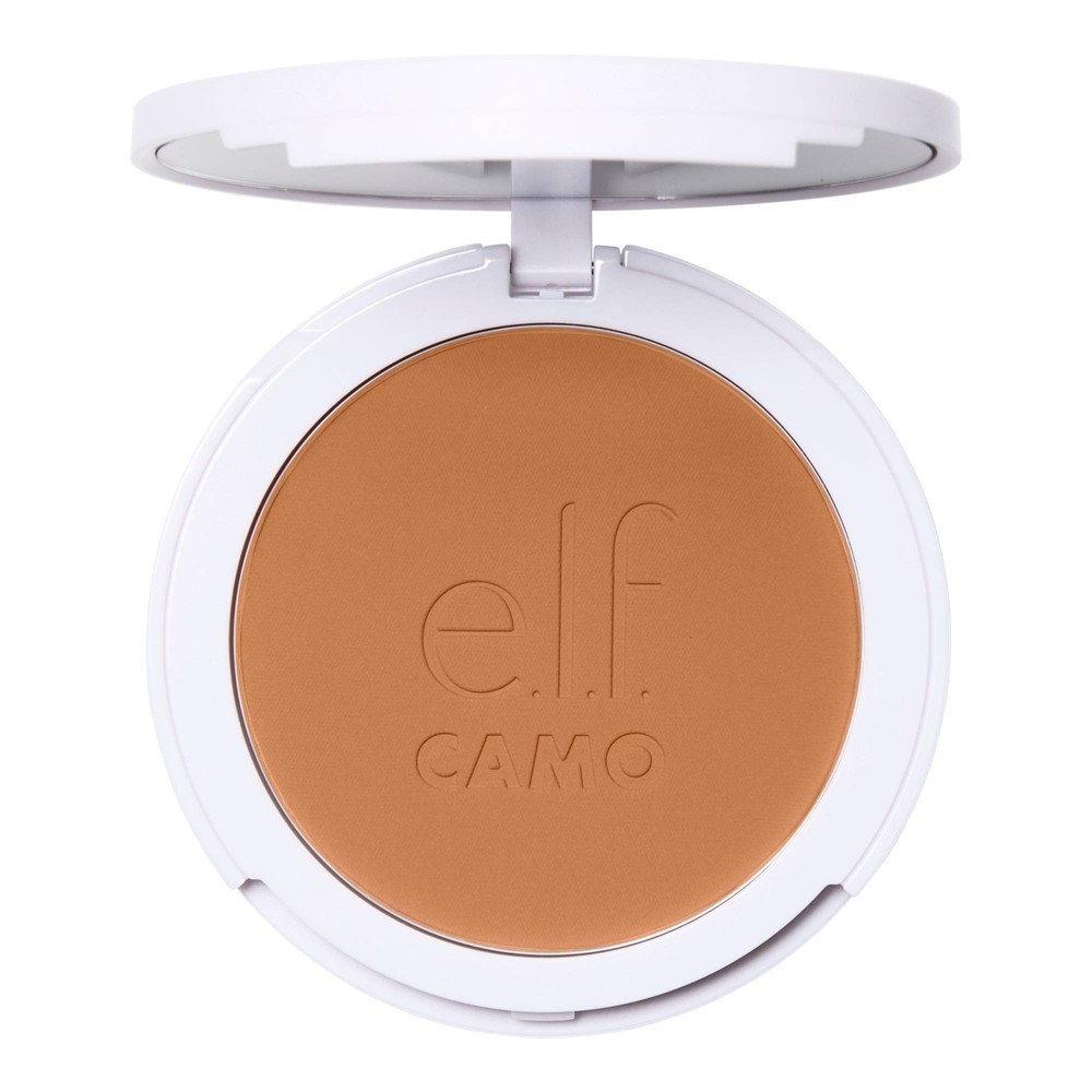 Photos - Other Cosmetics ELF e.l.f. Camo Powder Foundation - Medium 370 N - 0.28oz 