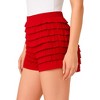 Malco Modes Lace Ruffle Pettipant for Women –Halloween Costume Shorts, Festival Dance Bottoms-White - 4 of 4