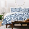 Deny Designs 3pc King Britt Mills Design Coastal Chinoiserie Duvet and Sham Set - 3 of 4