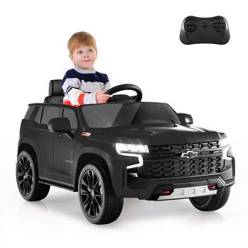 Costway 12V Kids Ride On Car Chevrolet Tahoe Electric Truck SUV Remote w/ Light & Music