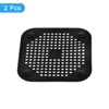 Unique Bargains Square Anti-Slip Bathroom with Suction Cup Drain Protector - 3 of 4