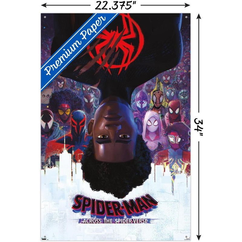 Trends International Marvel Spider-Man: Across the Spider-Verse - Official One Sheet Unframed Wall Poster Prints, 3 of 7