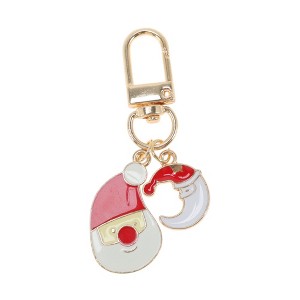 Unique Bargains Christmas Keychain Ornament Lobster Clasp Keychain Zinc Alloy - 1 of 3