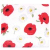 Hudson Baby Infant Girl Cotton Flannel Receiving Blankets Bundle, Poppy/Daisy, One Size - 2 of 2
