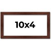PosterPalooza | Panoramic Classic Modern Brown Frame - UV Acrylic, Foam Board Backing, Hanging Hardware - 2 of 4