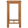 vidaXL Garden Bar Table Natural Wood Solid acacia wood Medium Durable - 4 of 4