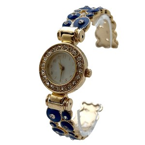 Olivia Pratt Colorful Round Shapes Band Bangle Women Watch - 1 of 3