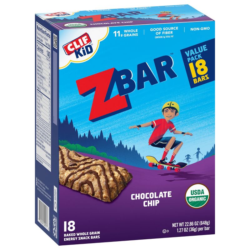 CLIF Kid ZBAR Chocolate Chip Snack Bars
, 3 of 14