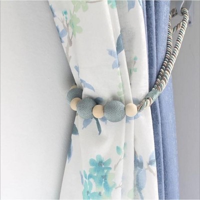 Elegant Beaded Rope Curtain Tieback (set of 2) - Tree City