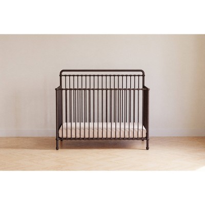 Vintage Iron Black Convertible Toddler Crib