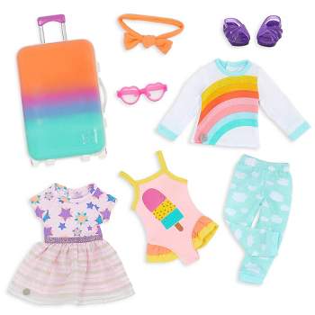 Glitter Girls Suitcase & Travel Outfit for 14" Dolls