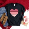 Simply Sage Market Women's Graphic Sweatshirt Three Piece Heart - 3 of 4
