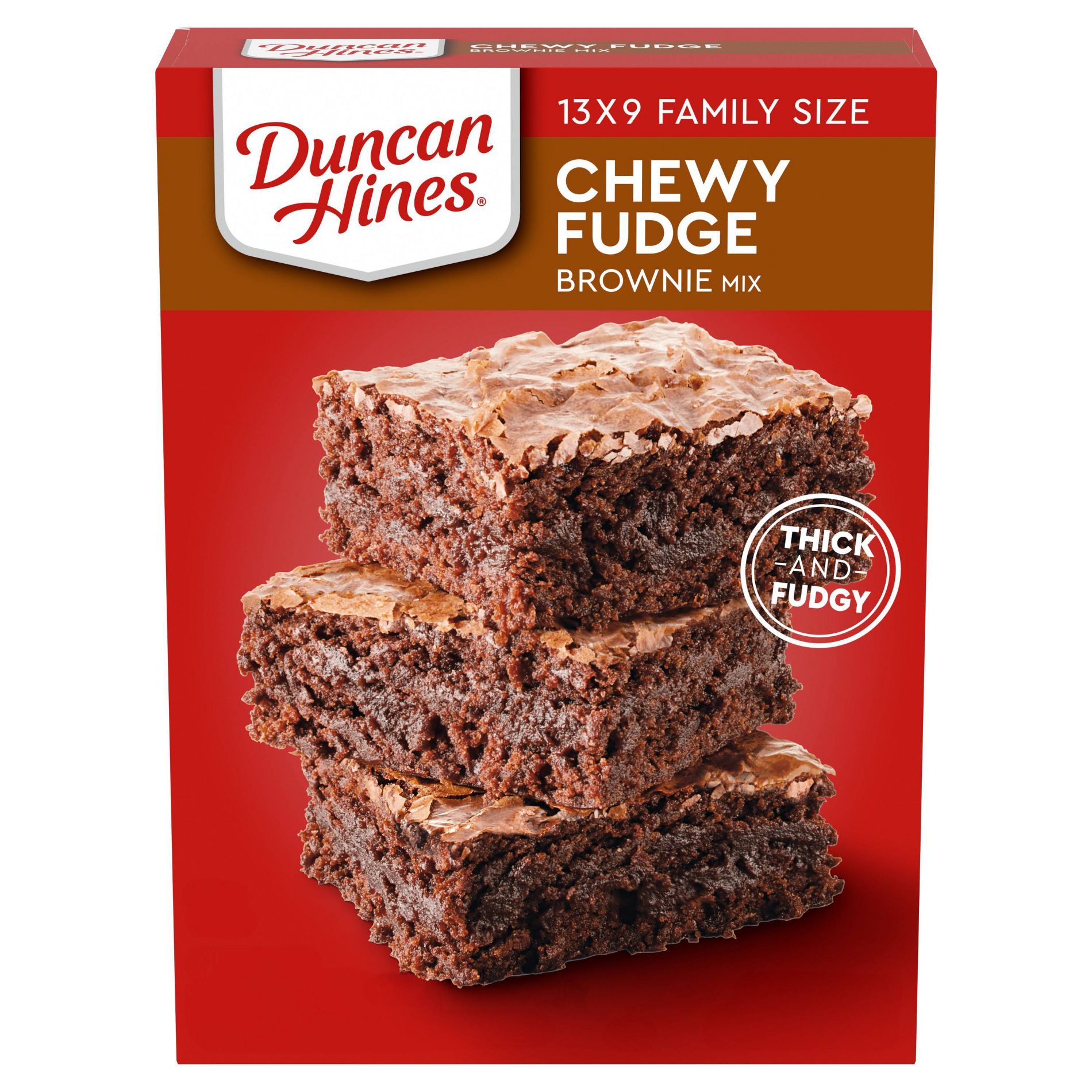 Duncan Hines Chewy Fudge Brownie Mix - 18.3oz
