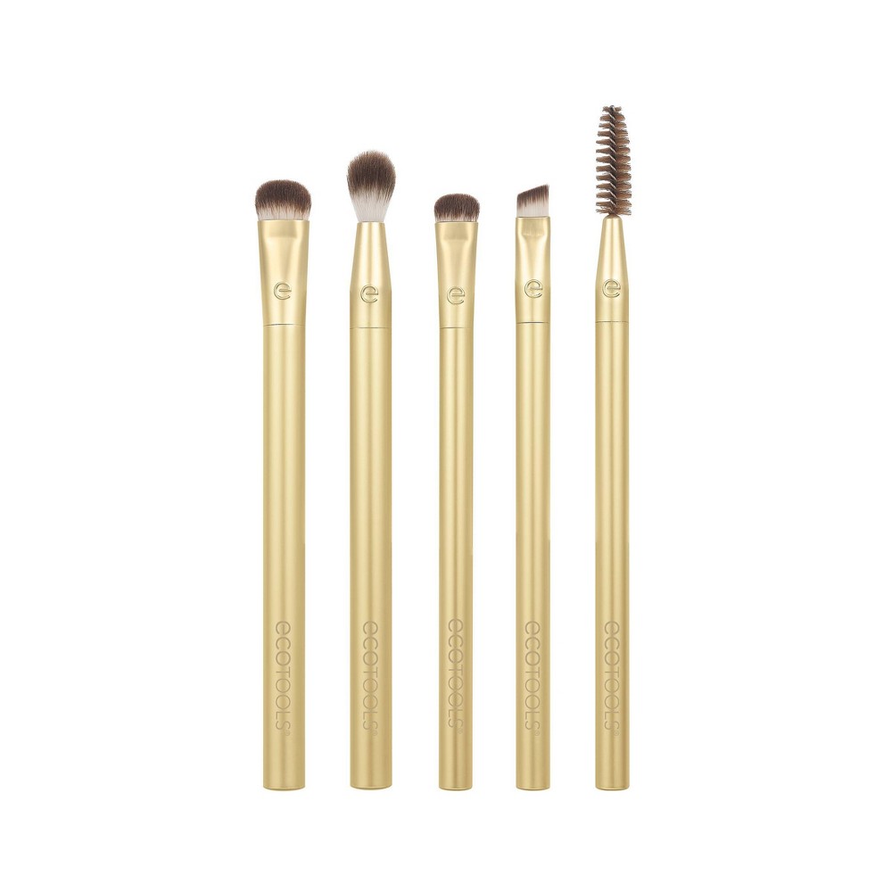 Photos - Makeup Brush / Sponge EcoTools Brightening Eye Brush Set - 5ct 