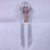 Unique Bargains Women's Wigs 39" White with Wig Cap Long Hair - 2 of 4