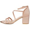 Journee Collection Women's Bella Open Toe Mid Block Heel Pumps - 2 of 4
