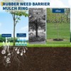Rubber Mulch Tree Ring, Reusable Round Tree Weed Barrier Mat, Root Barrier for Landscaping Weed Grass Control, Root Protection - 4 of 4