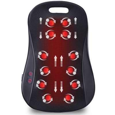 Belmint Full Back Massager With Heat And 12 Deep-kneading Massage