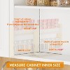 Bamboo Pull Out Spice Rack Organizer for Kitchen Cabinets – 2 Drawer, 2-Tier Heavy-Duty Sliding Storage, 5.1" Wide, Nature - 4 of 4