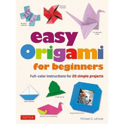 Easy Origami for Beginners - by  Michael G Lafosse (Paperback)